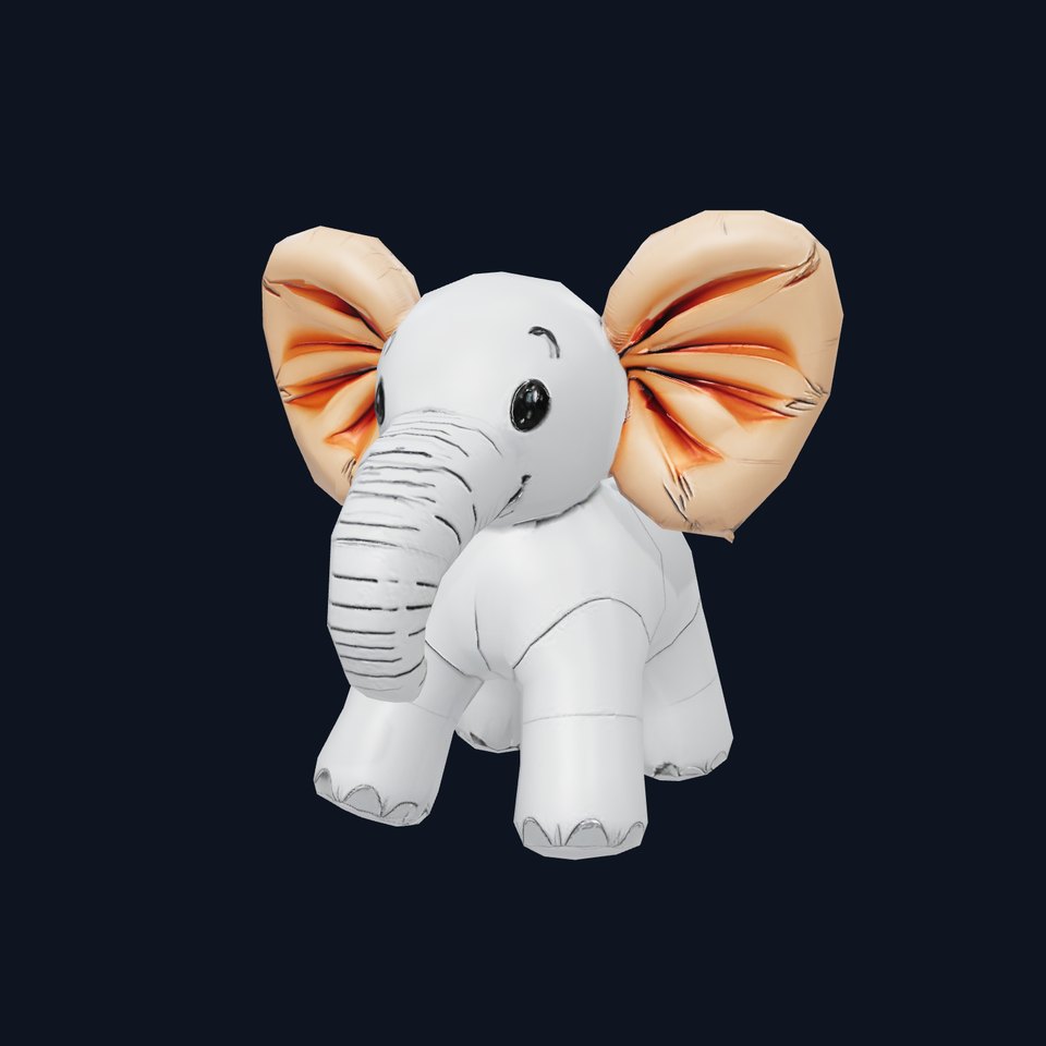 Balloon Elephant model pack